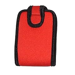 Op/Tech Snappeez, Soft Belt Style Pouch for Film & Digital Cameras, Cell Phones, Radios, MP3 Players, Small, Red