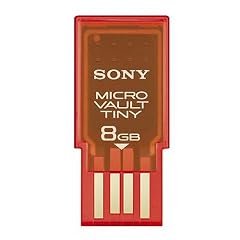 Sony Micro Vault Tiny 8 GB USB 2.0 Flash Drive with Virtual Expander USM8GH/T2