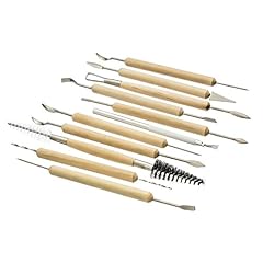 11-piece Pottery / Sculpture Tool Set, Clay & Wax Carving Tools
