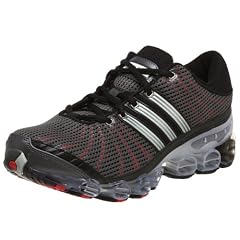 adidas Mens Microbounce + Fh 08 Running Shoe,Graphite/Black/Red,12 M