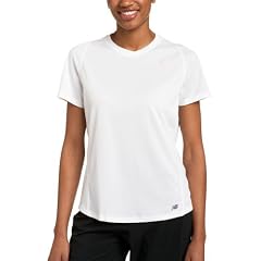 New Balance Womens Lace Up for the Cure Lightning Dry Short Sleeve Tempo Top