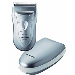 Panasonic ES3833S Pro-Curve Wet/Dry Travel Shaver with Case, Silver