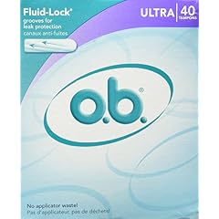 o.b. Ultra Absorbency Tampons, 40-Count Boxes (Pack of 3)