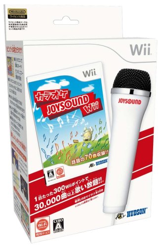 カラオケJOYSOUND Wii 特典 カラオケの素 伸びとツヤとハリの歌声が!「プロボイス 不思議なタブレット」付き