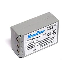 Maximal Power DB CAS NP-100 Replacement Battery for Casio Digital Camera/Camcorder (Ivory)