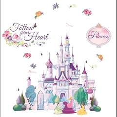 Princess Castle Self-Stick Mini Wall Mural 36-Inch x 40-Inch