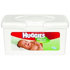 Huggies Natural Care Baby Wipes, Fragrance Free, 72-Count Tubs, 8-Pack (576 Wipes)
