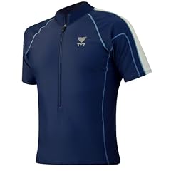 TYR Multisport Mens Cycling Jersey, Blueberry/White Large