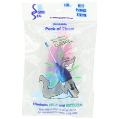 The Sonic Seal for E-Series Sonicare Replacement Heads (3 Pack of Blue, Pink, Frost)