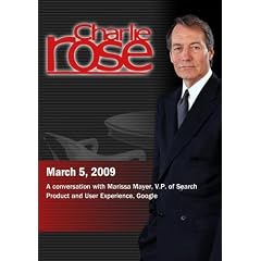Charlie Rose - Marissa Mayer (March 5, 2009)