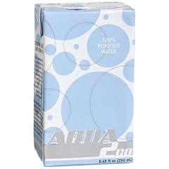 Aqua2Go� 100% Purified Water, 8.45-Ounce Boxes (Pack of 24)