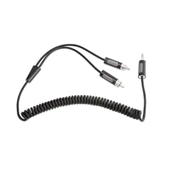 Griffin  3029-STROCTC StereoConnect Cable - Coiled (Black)