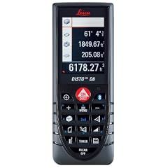 Leica DISTO 764558 D8 Hand Held Laser Distance Measurer with Bluetooth and Color Display