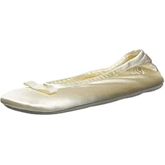 ISOTONER Womens Classic Satin Ballerina
