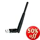 PLANEX �����n�C�p�[�A���e�i���� 11n/g/b 300Mbps����LAN USB�A�_�v�^ GW-USHYPER300