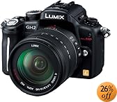 Panasonic �f�W�^�����J���� ���~�b�N�X GH2 �����Y�L�b�g ���{���Y�[�������Y�t�� �u���b�N DMC-GH2H-K