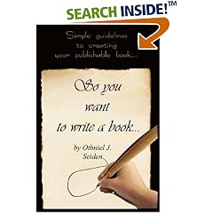 So You Want To Write A Book