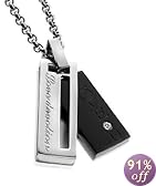 �X�e�����X �W���G���[ LOVE-U �y�A�l�b�N���X(�����Y �u���b�N)