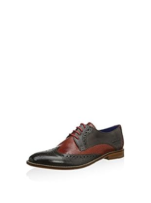 Derby Melvin & Hamilton Gamme KANE - Rouge Et Noir - Pointure 41 - Occasion Très Bon état