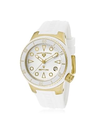 Swiss Legend Women's 11840D-YG-02-WHT Neptune White Silicone Watch
