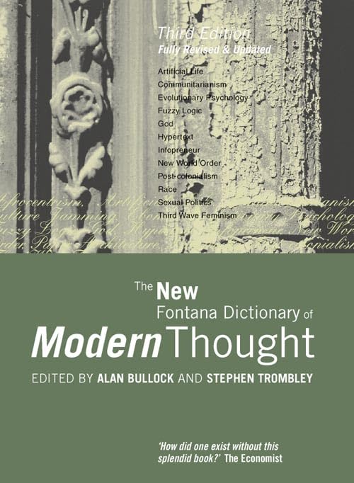 The New Fontana Dictionary of Modern Thought Cover