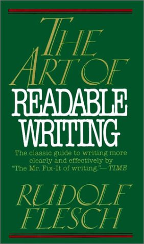 The art of readable writing Cover