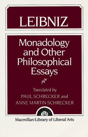 Monadology and other philosophical essays Cover