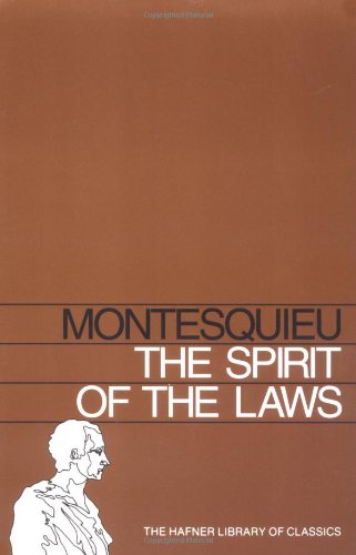 The spirit of the laws Cover