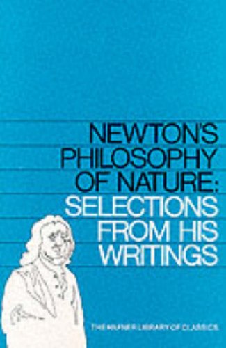 NEWTON'S PHILOSOPHY OF NATURE (Hafner Library of Classics) Cover
