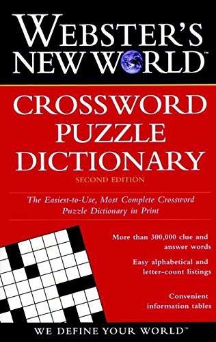 Webster's New World crossword puzzle dictionary Cover