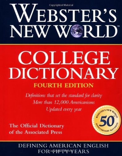 Webster's New World college dictionary Cover