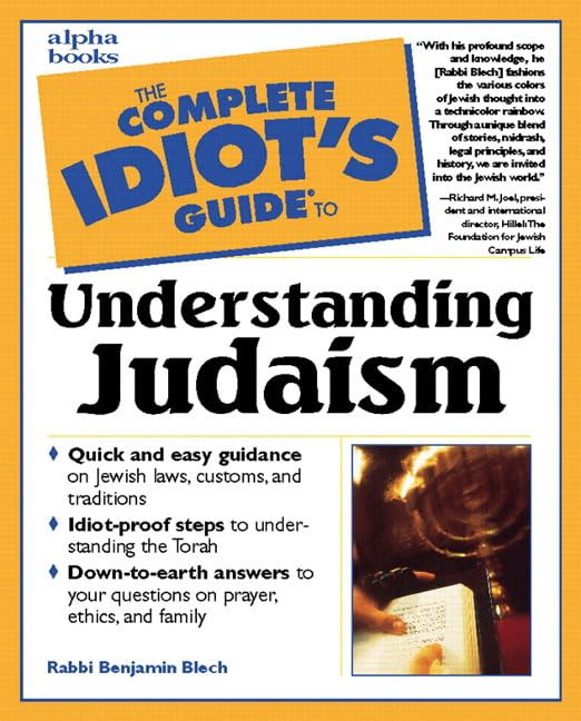 The Complete Idiot's Guide to Understanding Judaism Cover