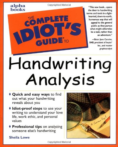 The Complete Idiot's Guide to Handwriting Analysis Cover