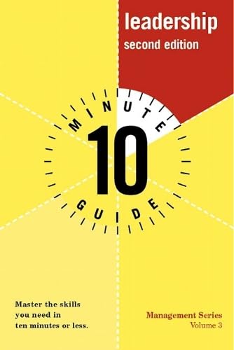 10 Minute Guide to Leadership, Second Edition (2nd Edition) Cover