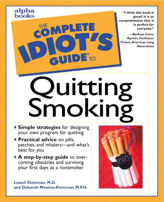 The complete idiot's guide to quitting smoking Cover