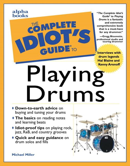 The complete idiot's guide to playing drums Cover