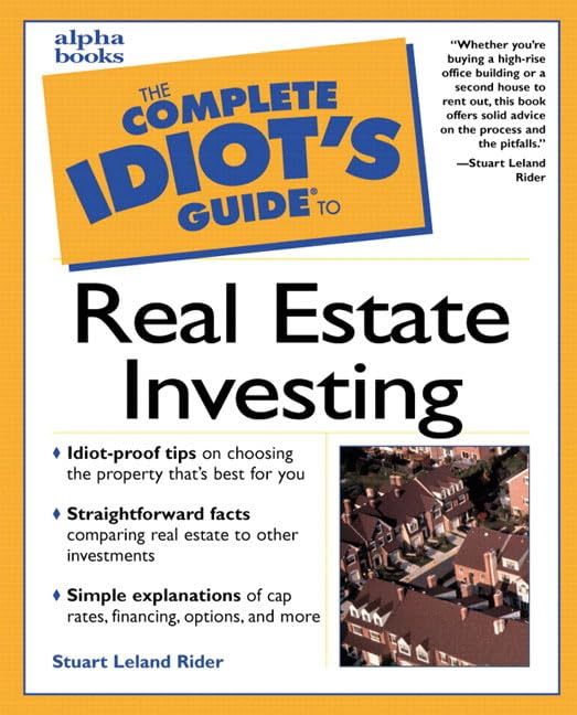 The complete idiot's guide to real estate investing Cover