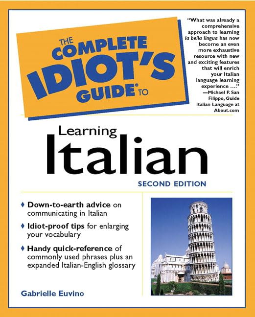 The Complete Idiot's Guide to Learning Italian Cover