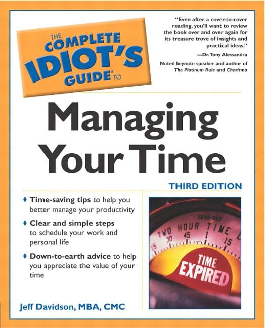 The complete idiot's guide to managing your time Cover