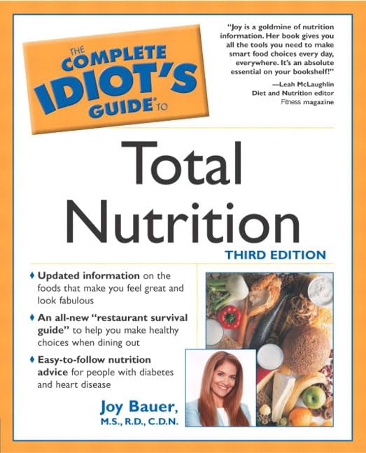 The Complete Idiot's Guide to Total Nutrition (3rd Edition) Cover