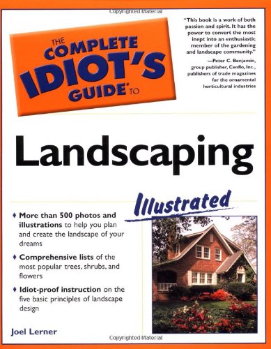 The complete idiot's guide to landscaping illustrated Cover