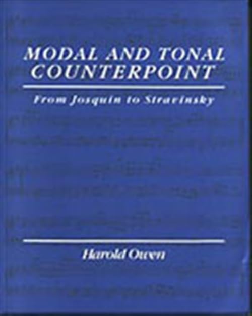 Modal and tonal counterpoint Cover
