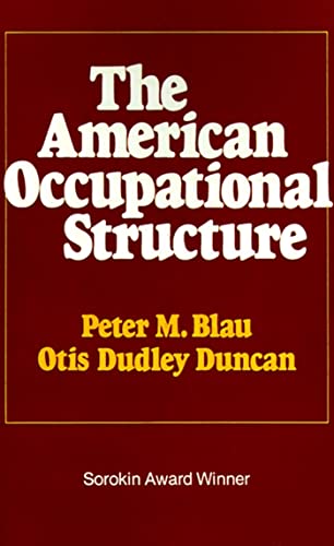 The American occupational structure Cover