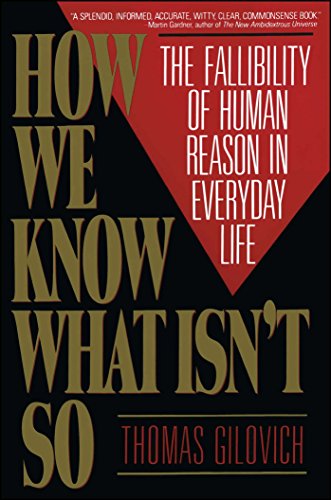 How we know what isn't so Cover