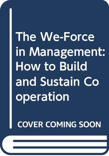 The we-force in management Cover