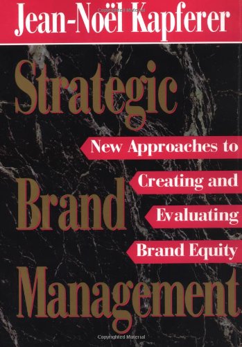 Strategic brand management Cover