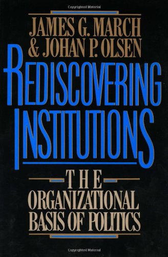 Rediscovering Institutions Cover
