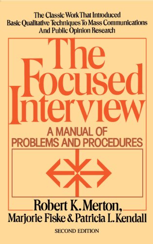 The focused interview Cover