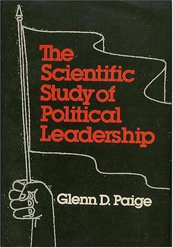 The scientific study of political leadership Cover