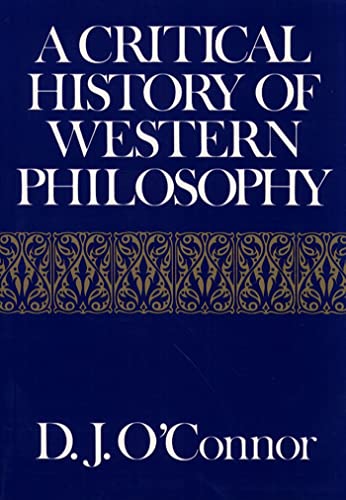 A Critical history of Western philosophy Cover